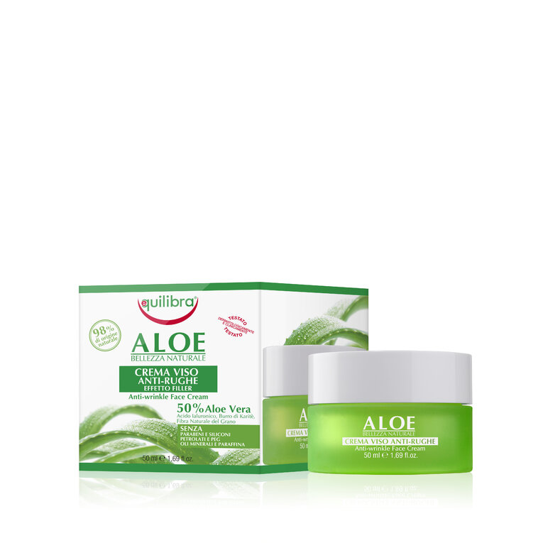 Equilibra Aloe vera Pleťový krém proti vráskam