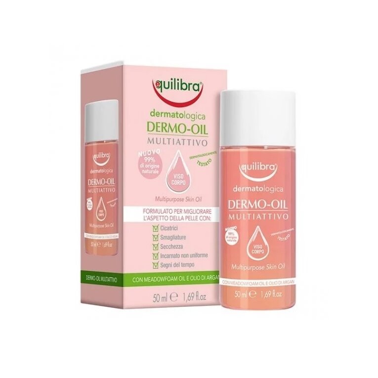 Equilibra Dermatologic Rastlinný olej na strie, jazvy a suchú pokožku 50ml