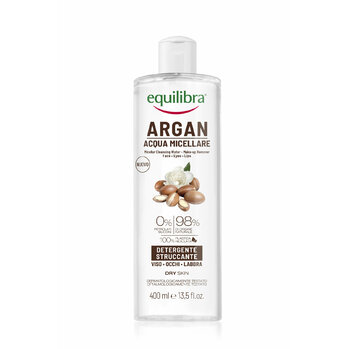 Equilibra Micerálna čistiaca pleťová voda s argánovým olejom 400 ml