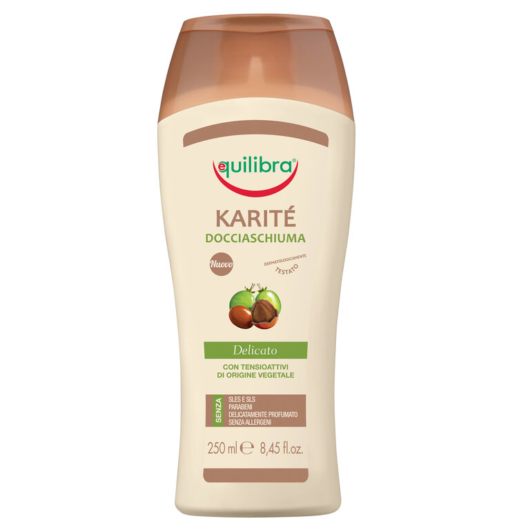 Equilibra Sprchový gél s bambuckým maslom 250 ml